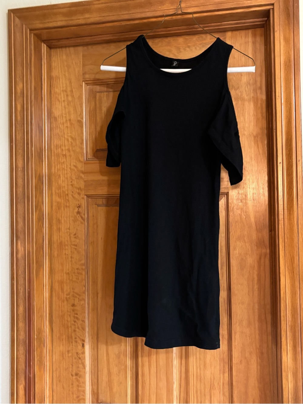 Women’s Black shoulder cut outs shirt